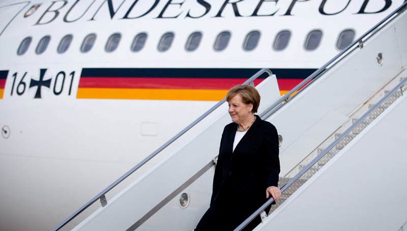 Το πρώτο τετ α τετ Τραμπ-Μέρκελ- Στις ΗΠΑ η Γερμανίδα καγκελάριος  - Media