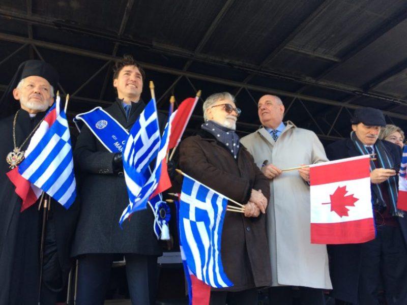 «Ζήτω η Ελλάς!»- Τα άπταιστα ελληνικά του Τριντό στην παρέλαση της 25ης Μαρτίου (Photos - Video) - Media