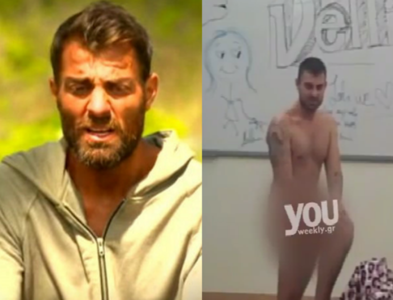 Όταν ο Χανταμπάκης πόζαρε ολόγυμνος για... την τέχνη (Video) - Media