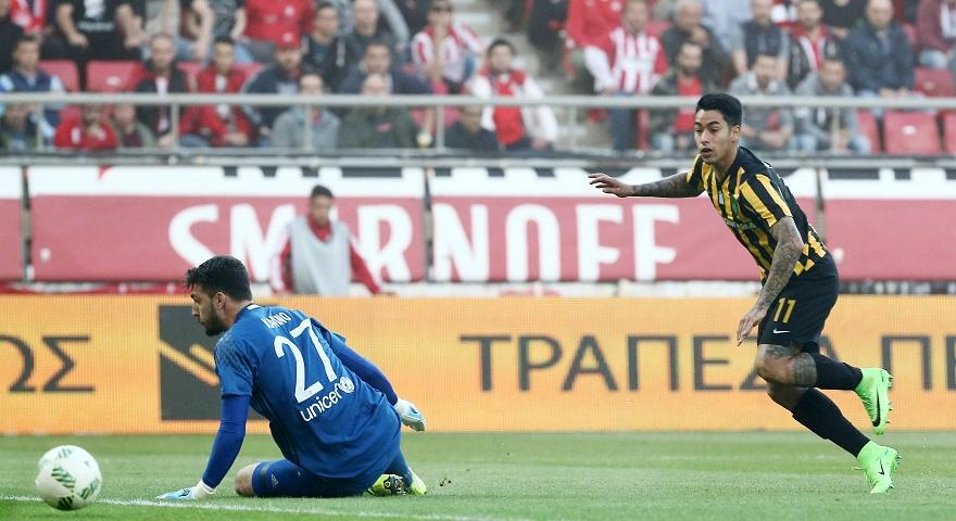 Έτσι «πάγωσε» το Καραϊσκάκη ο Αραούχο - Το γκολ της ΑΕΚ (Video) - Media