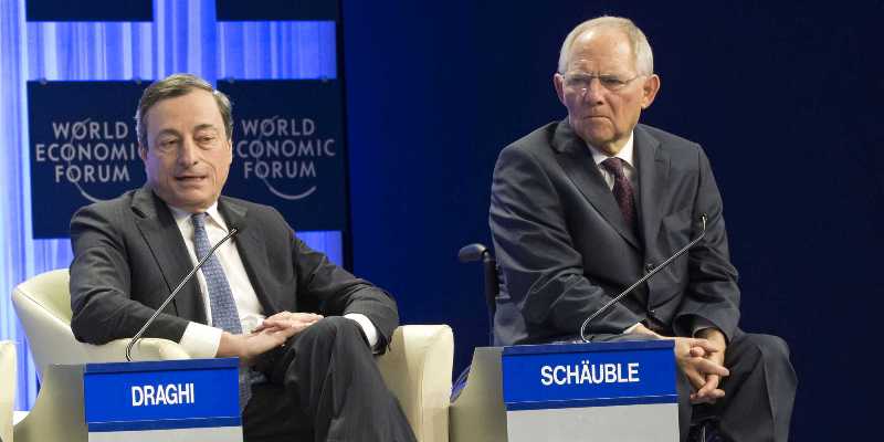 Έξαλλος ο Ντράγκι με τον Σόιμπλε - Media