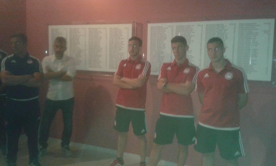 Οι νέοι του Ολυμπιακού στο Μουσείο Θυμάτων Ναζισμού Διστόμου - Media