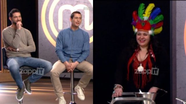 «Ινδιάνα» εισέβαλε στο πλατό του MasterChef για να γνωρίσει τον «σέξι» Σκαρμούτσο (Video) - Media