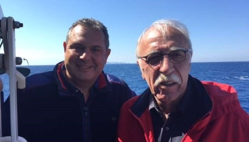 Καμμένος και Βίτσας σε πολεμικό πλοίο στο Αιγαίο (Photo-Video) - Media