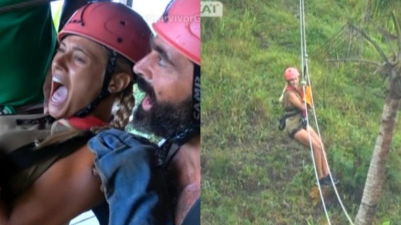Η Λάουρα κάνει zip - line και ξεχνά την… υψοφοβία - Τα ειρωνικά σχόλια στο Twitter (Video) - Media