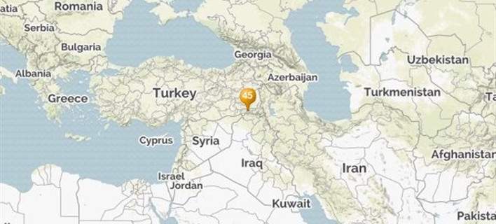 Σεισμός 4,5 Ρίχτερ στην Ανατολική Τουρκία - Media