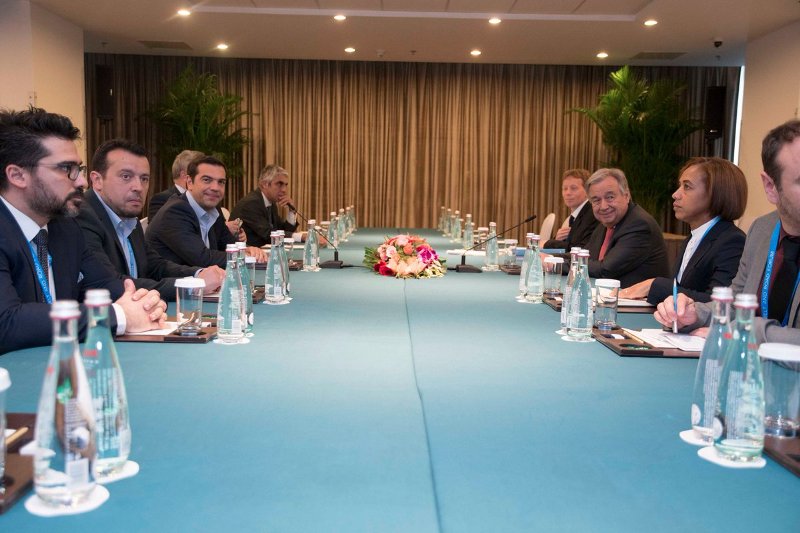 Το Κυπριακό στην agenda της συνάντησης Τσίπρα με Γκουτέρες  - Media
