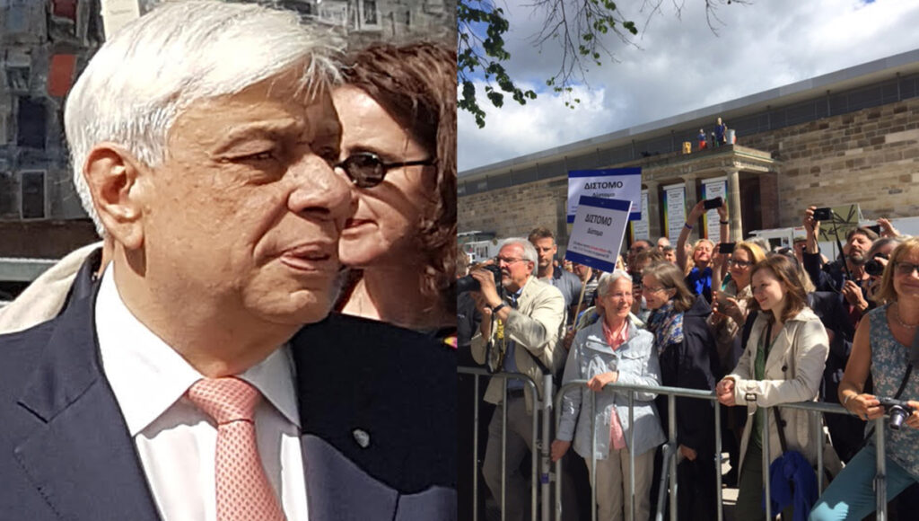 Οι κάτοικοι του Κάσελ τίμησαν με πλακάτ τα θύματα της σφαγής του Διστόμου - Media