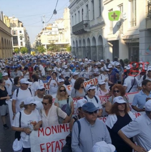 H Πάτρα στους δρόμους κατά της ανεργίας - Χιλιάδες στην πορεία προς τη γέφυρα Ρίου - Αντιρρίου - Media