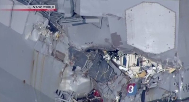 Ιαπωνία: Σύγκρουση αμερικανικού αντιτορπιλικού με εμπορικό πλοίο Φιλιππίνων-7 αγνοούμενοι - Media