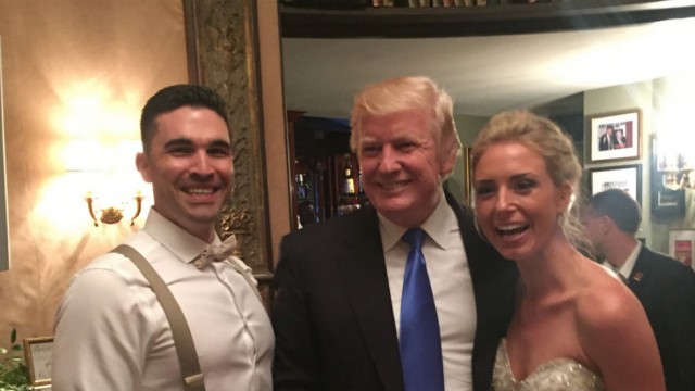 Αυτή κι αν ήταν έκπληξη! Εισβολή Τραμπ σε γαμήλια δεξίωση (photos) - Media