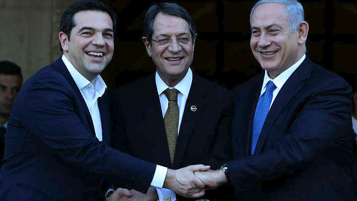 Ο Τσίπρας στην Τριμερή Σύνοδο Κορυφής Ελλάδας- Κύπρου- Ισραήλ - Media