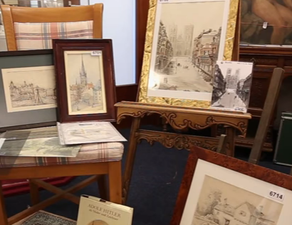 Στο «σφυρί» πίνακες που ζωγράφισε ο Χίτλερ (Video) - Media