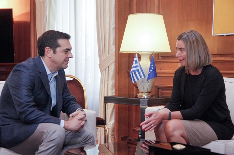 Συνάντηση Τσίπρα - Μογκερίνι: Στο επίκεντρο Κυπριακό και ελληνοτουρκικά - Media