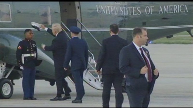 Η κίνηση του Τραμπ στον πεζοναύτη που έγινε viral (Video) - Media