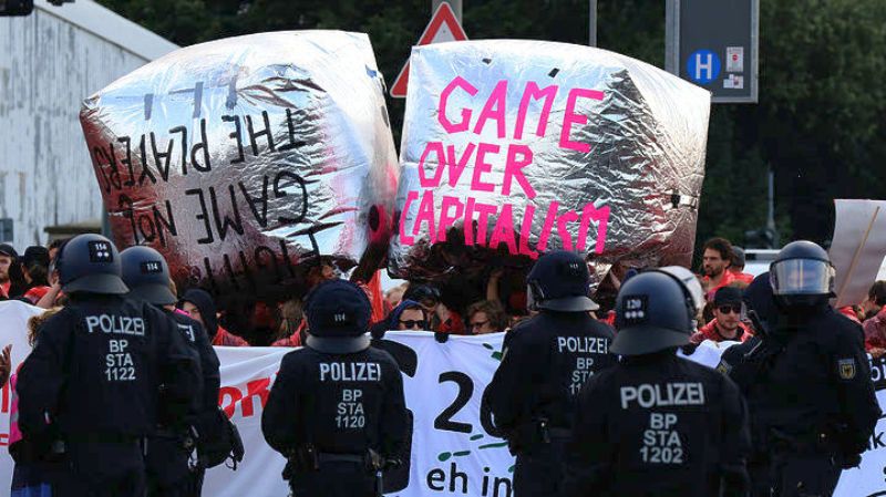 G20: Ενισχύσεις ζήτησε η αστυνομία του Αμβούργου για να αντιμετωπίσει τους διαδηλωτές - Media