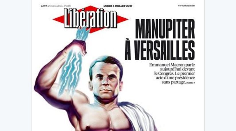 Liberation κατά Μακρόν: Σταμάτα να συμπεριφέρεσαι όπως ο… Δίας (Photo) - Media