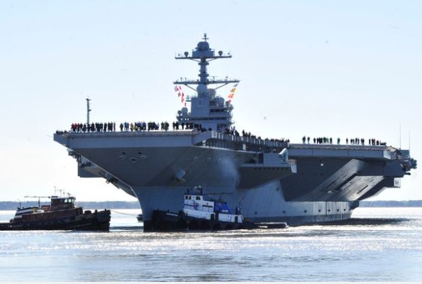 USS Gerald R. Ford: Το νέο αεροπλανοφόρο των ΗΠΑ που χωράει 90 αεροπλάνα! (Photos) - Media