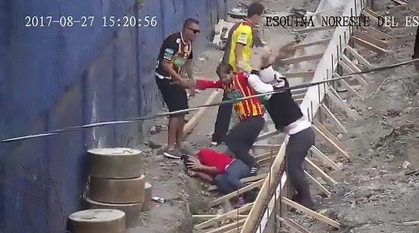 Βίντεο - σοκ: Δολοφονικό χτύπημα σε οπαδό με βράχο στο κεφάλι (ΣΚΛΗΡΕΣ ΕΙΚΟΝΕΣ) - Media