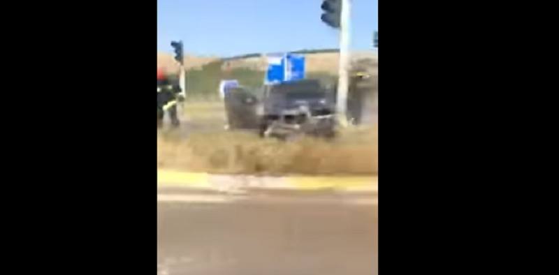 Πήρε φωτιά ΙΧ στην Εγνατία οδό - Τραυματίστηκε ελαφρά ο οδηγός (Video) - Media