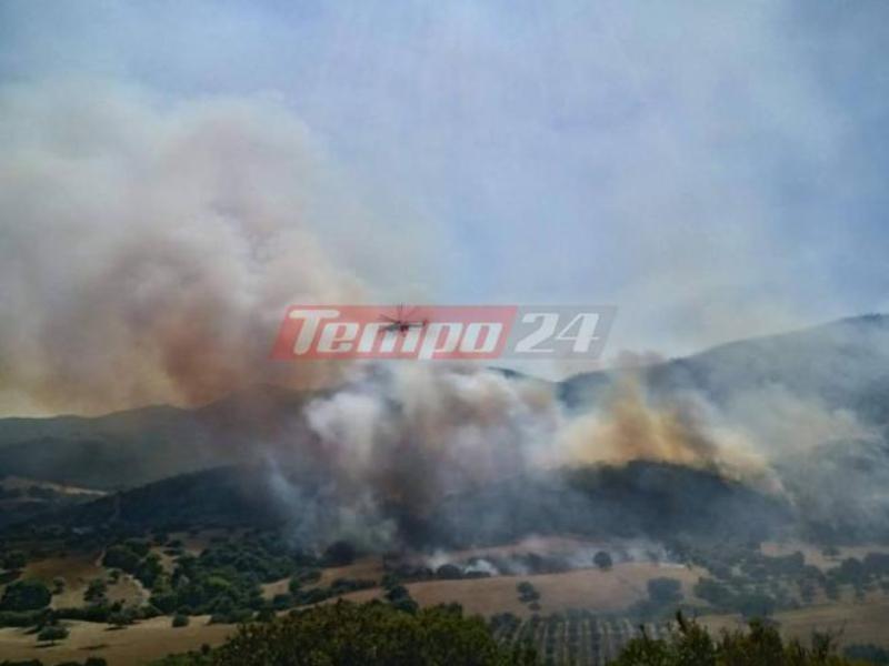 Δύο πυρκαγιές απειλούν Μονή στην Αχαΐα (Photos-Video) - Media