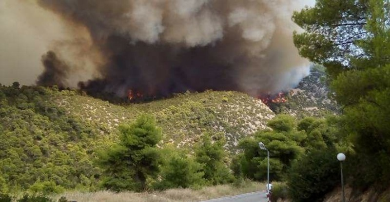 Σοφικό: Μάχη με τις φλόγες για δεύτερη μέρα (Video) - Media