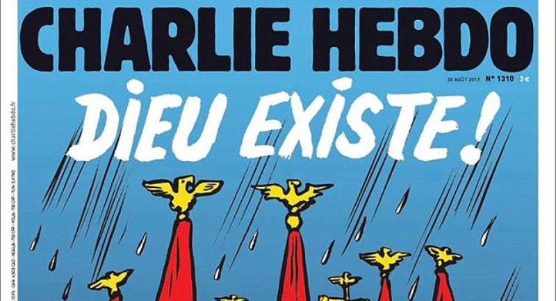 Σάλος με το Charlie Hebdo: Ο Θεός υπάρχει. Έπνιξε όλους τους νεοναζί του Τέξας - Media