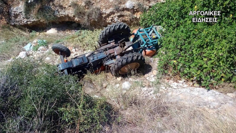 Τραγωδία στην Αργολίδα: Τρακτέρ καταπλάκωσε και σκότωσε τον οδηγό (Video + Photos) - Media