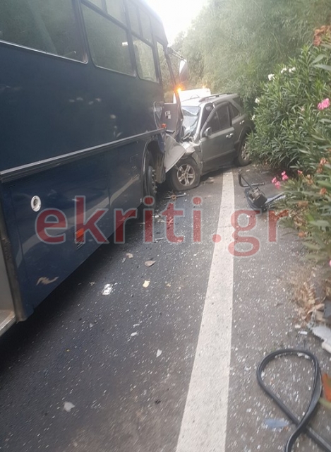 Σφοδρό τροχαίο στην Κρήτη - Πέντε τραυματίες (Photos) - Media Gallery
