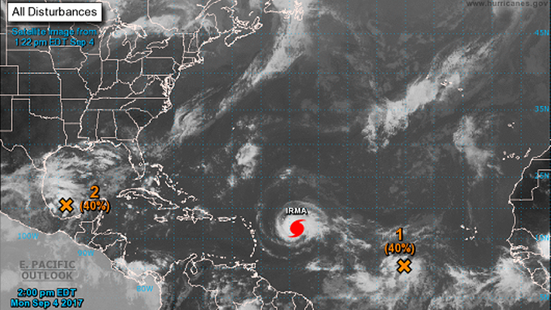Συναγερμός στο Πουέρτο Ρίκο και τις Μικρές Αντίλλες: Ο τροπικός κυκλώνας Ίρμα ενισχύεται - Media