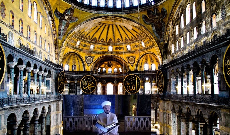 «Χαιδεύει» ο Ευρωπαίος Επίτροπος Χαν την Τουρκία για την ανάγνωση του Κορανίου στην Αγιά Σοφιά - Media