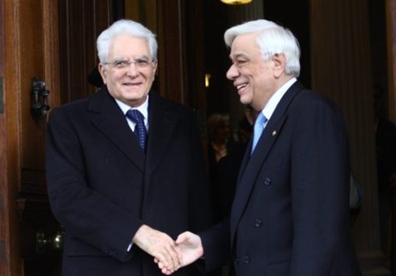 Συνάντηση Παυλόπουλου - Ματαρέλα: Η ευρωπαϊκή ολοκλήρωση στηρίζεται στη θεσμική εμβάθυνση της ΕΕ - Media