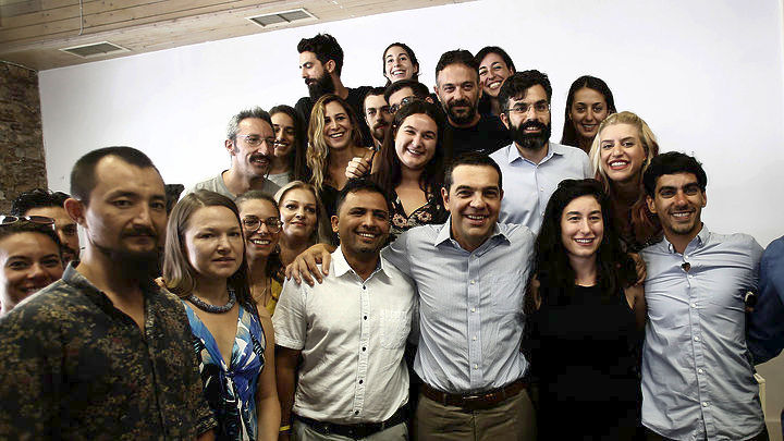 Θετικές εντυπώσεις από την επίσκεψη του Αλ. Τσίπρα στο Impact Hub - Media