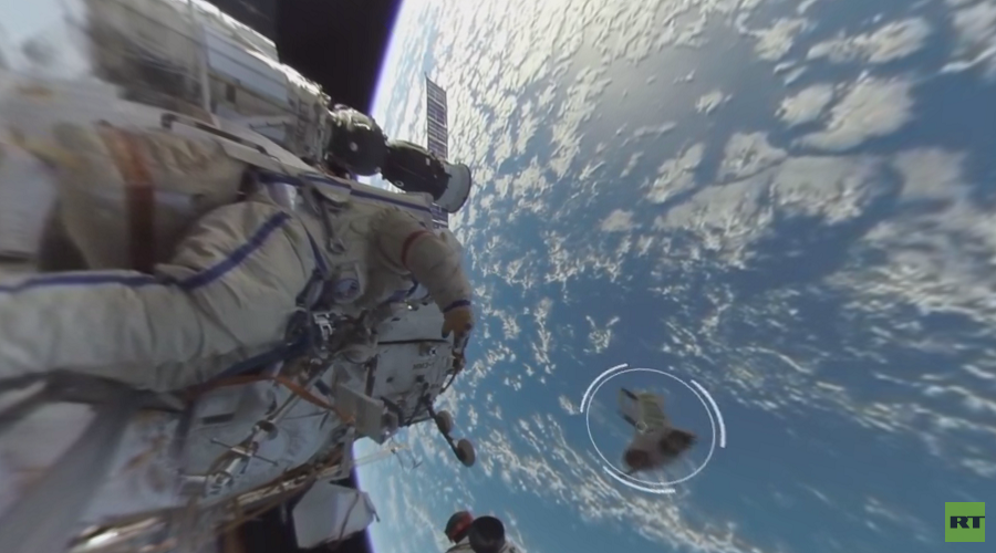 «Περπατώντας» στο διάστημα με Ρώσους κοσμοναύτες – Το πρώτο πανοραμικό video απο τον διεθνη διαστημικό σταθμό  - Media