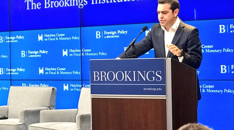 Ομιλία Τσίπρα στο Ινστιτούτο Brookings: «Σήμερα είμαι πολύ περήφανος που μπορώ να πω ότι η Ελλάδα έχει επιστρέψει» - Media