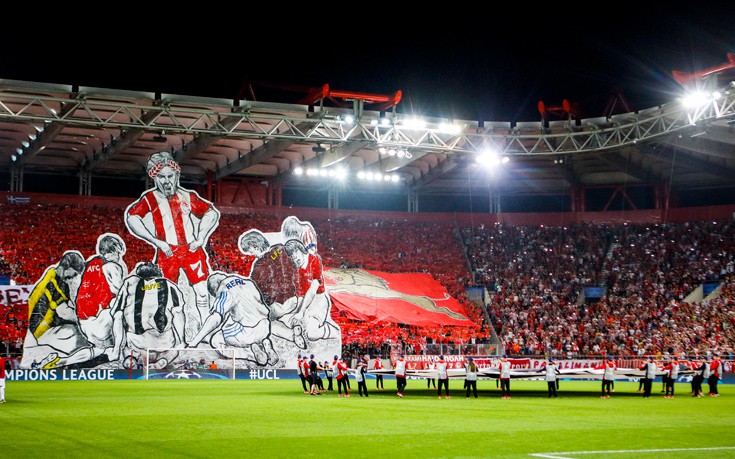 Το αποψινό κορεό των οπαδών του Ολυμπιακού στο «Καραϊσκάκης» (Video) - Media