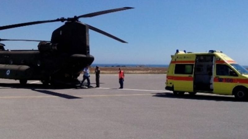 Αεροδιακομιδή 14χρονου με εγκεφαλική αιμορραγία από την Κρήτη - Media