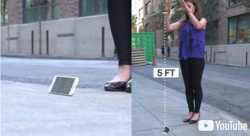 Ρίχνει κάτω το iphone8 μέχρι να σπάσει (Video) - Media