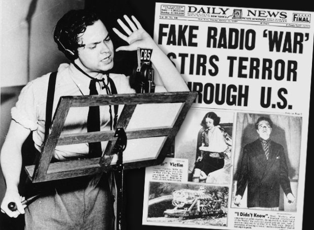 Σαν σήμερα η μεγαλύτερη ραδιοφωνική φάρσα - Ο Ό. Γουέλς πείθει τους Αμερικανούς ότι οι Αρειανοί επιτίθενται στη γη - Media