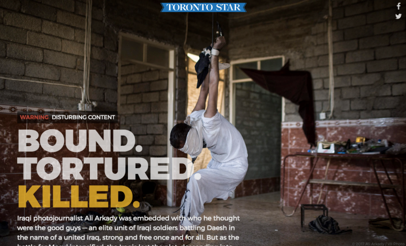Σε ρεπορτάζ για τα βασανιστήρια στο Ιράκ το βραβείο των πολεμικών ανταποκριτών - Media
