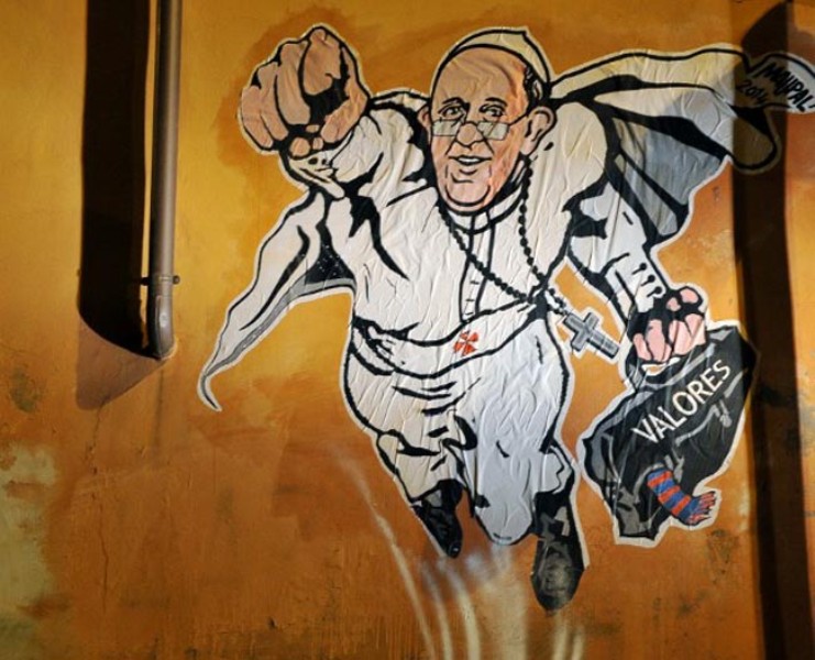 Ο Πάπας Φραγκίσκος... Σούπερμαν - Media