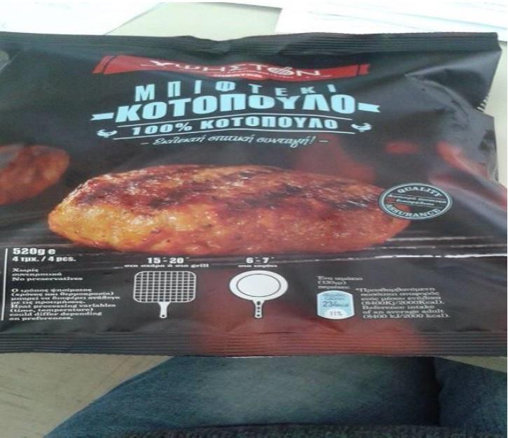 Προσοχή: Ο ΕΦΕΤ ανακαλεί μπιφτέκι κοτόπουλο με σαλμονέλα (Photos) - Media