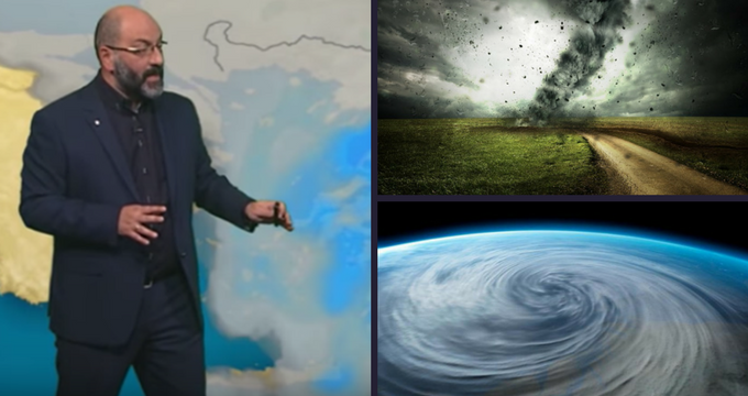 Ο Σ. Αρναούτογλου προειδοποιεί: Η Ελλάδα στο μάτι του Μεσογειακού κυκλώνα (Χάρτης) - Media