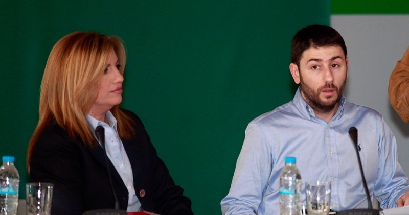 Συνάντηση της Φώφης Γεννηματά με τον Νίκο Ανδρουλάκη στη Χ. Τρικούπη - Media