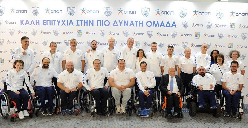 O ΟΠΑΠ εύχεται «καλή επιτυχία» στους αθλητές της Ελληνικής Παραολυμπιακής Ομάδας (Photos/Video) - Media
