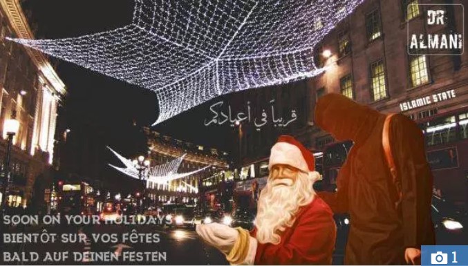 Το Ισλαμικό Κράτος τρομοκρατεί το Λονδίνο με αφίσα: Ερχόμαστε με αποκεφαλισμούς τα Χριστούγεννα (Photo) - Media