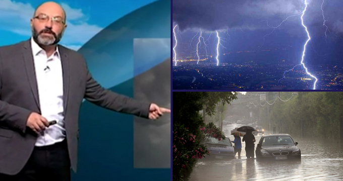 Σ. Αρναούτογλου: Έρχονται καταστροφικές καταιγίδες (Xάρτες) - Media