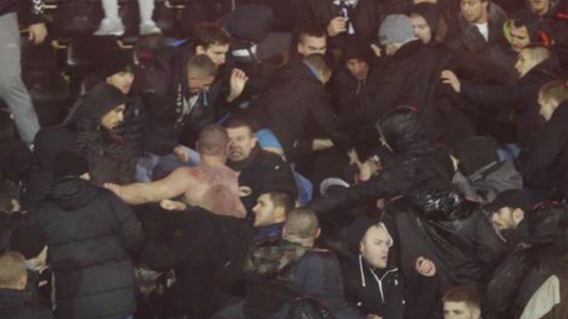 Άγριο ξύλο και τραυματίες στο ντέρμπι της Παρτιζάν με Ερυθρό Αστέρα (Video) - Media