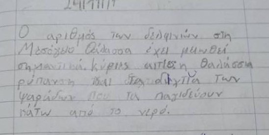 «Σπύρο, κάνε καλύτερα γράμματα...» - H «επική» απάντηση μαθητή στην παρατήρηση της δασκάλας του (Photo) - Media