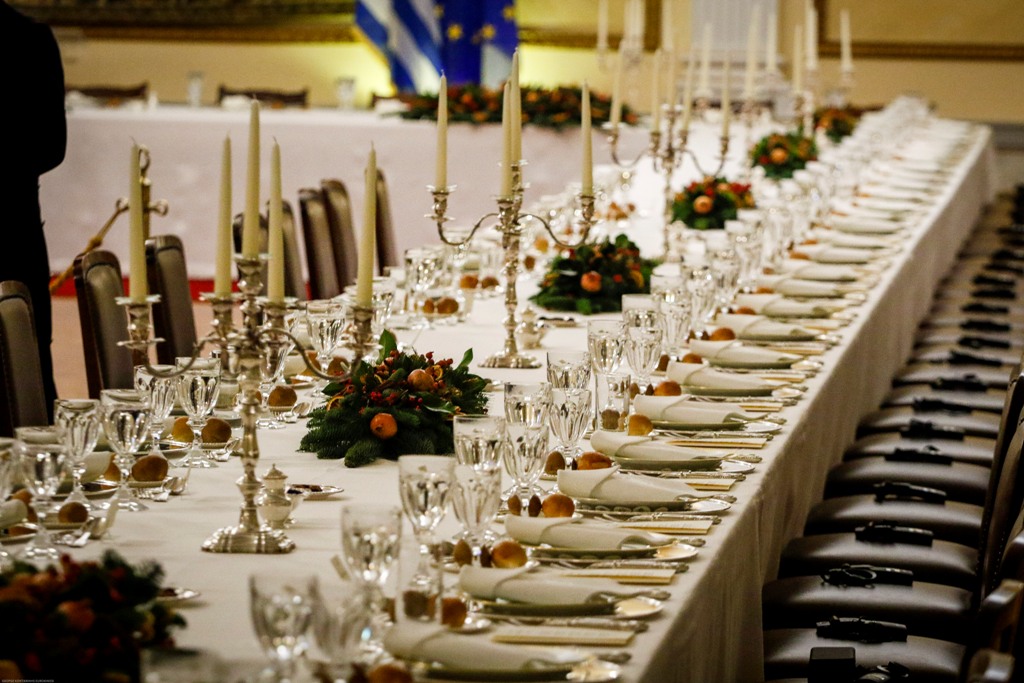 Το δείπνο προς τιμήν του Ερντογάν στο Προεδρικό Μέγαρο (Photos) - Media